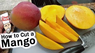 How To Cut A Mango  Easy Mango Smoothie Recipe [upl. by Arreit]