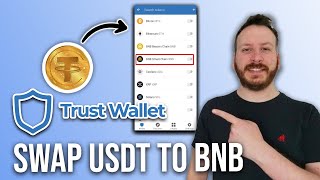 How To Swap USDT To BNB On Trust Wallet [upl. by Veneaux]