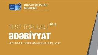 Ədəbiyyat yeni test toplusu 2019 CAVABLAR  HD [upl. by Sevart]