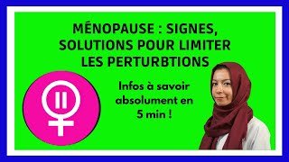 MENOPAUSE  Signes Solutions en 5 min [upl. by Salvucci]