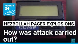 Exploding pagers How was attack carried out • FRANCE 24 English [upl. by Ahsitaf]