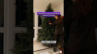 Christmas Tree Decoration Idea at Home 🏡 christmas christmasdecorations christmasdecor diy [upl. by Morrill]