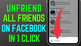 2023 How to unfriend all your Facebook friends in one click [upl. by Nahaj]