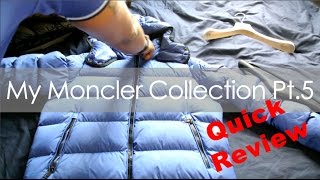 Moncler Jacket Collection Pt 5  Quick Review [upl. by Dalpe]