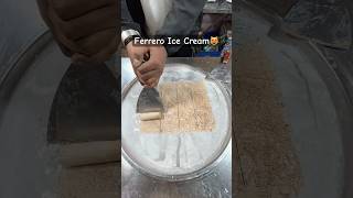 Live Ferrero Rocher Tawa Ice Cream😻  Indian Street Food shorts [upl. by Anolla]