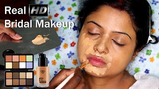 Winter HD Bridal Makeup  Best Bridal Makeup For Beginners Step By Step Makeup Tutorial [upl. by Thaddus5]