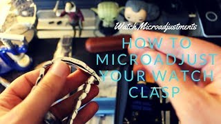 How to microadjust you watch bracelet [upl. by Attevaj]