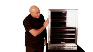 EdgeStar 46 Bottle BuiltIn Dual Zone Wine Cooler CWR461DZ [upl. by Erbe852]