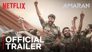 Amaran  Trailer  Sivakarthikeyan Sai Pallavi  Netflix India [upl. by Woodsum413]