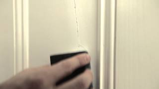 Filling cracks in doors and trim [upl. by Esir]