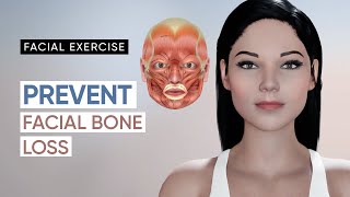 Facial Exercise Prevent Bone Loss Around the Mouth [upl. by Niwdla394]