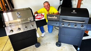 Walmart Expert Grill 4 Burner gas Grill vs Lowes CharBroil 4 Burner Gas Grill  Which is Better [upl. by Storm]