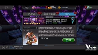 CAVALIER GODBOMB CRYSTAL OPENING  Mcoc [upl. by Rik]