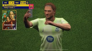 eFootball 2025  Great Review F Totti Epic Card In eFootball 2025 Mobile [upl. by Iago]