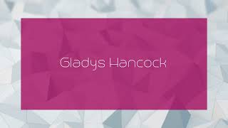 Gladys Hancock  appearance [upl. by Martinson]