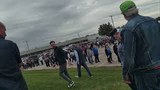 Jordan Kleppering thru FLINT with Green MAGA Hat Guy [upl. by Will]