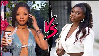 Vanessa Gyimah VS Halle Bailey Lifestyle Comparison 2024 [upl. by Adnuahsor]