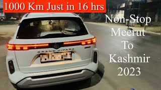 Meerut To Kashmir Road Trip 2023  Grand Vitara Mileage Test 2023  Grand Vitara Road Trip 2023 [upl. by Arne]