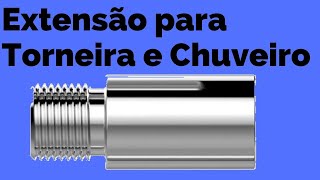 Prolongador Para Torneira e Chuveiro Blukit Faça Você Mesmo [upl. by Oyr338]