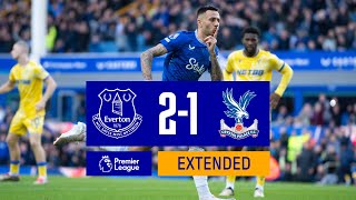 EXTENDED HIGHLIGHTS EVERTON 21 CRYSTAL PALACE [upl. by Kcirrej]