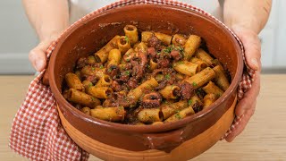 Pasta al ragù di polpo che si scioglie in bocca – Una ricetta superlativa [upl. by Waly597]