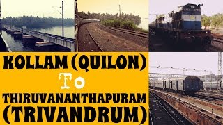 Kollam to Thiruvananthapuram  Full Journey Compilation [upl. by Llertram]