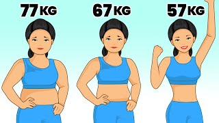 10 BEST EXERCISES TO LOSE WEIGHT AT HOME [upl. by Merrie]