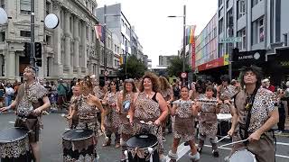 Bay Batucada 2021 The finishing touch Street Parade at Cuba Dupa in Wellington New Zealand [upl. by Anile]