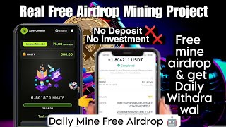 New Usdt Mining Site 2024  Usdt Earning Site  TRX Usdt App  Cloud Mining  Usdt Investment Site [upl. by Auoz]