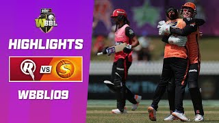 Melbourne Renegades v Perth Scorchers  WBBL09 [upl. by Riay250]