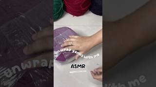 Unwrapping yarn ASMR sounds cuterug handmade trendy asmr sounds interiordesign wowidesigns [upl. by Salem]