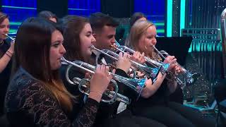 RWCMD Brass Band  Band Cymru 2018 Performance [upl. by Ynnad]