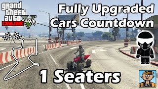 Fastest 1 Seater Vehicles 2015  Best Fully Upgraded Cars In GTA Online [upl. by Autumn]