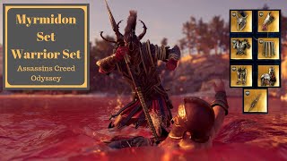 Myrmidon Set Warrior Set Assassins Creed Odyssey [upl. by Nailliw]