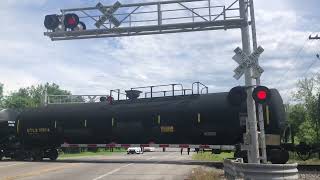 KCS LL60 with KCSM Gevo passes through Garyville LA [upl. by Leasa]