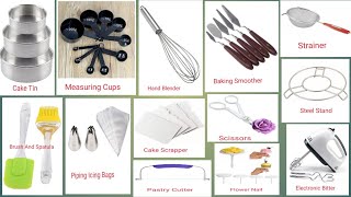 Baking Kit For Beginners  Cake baking item  Cake tools [upl. by Attekal853]