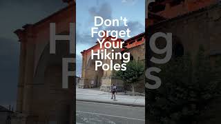 Dont Forget Your Hiking Poles shorts caminodesantiago hikingpoles [upl. by Adnirolc]