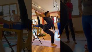 Advanced backbend Training at mysore yoga yograja advancedyoga yogamysore [upl. by Alonzo]