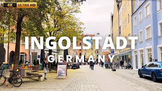 4K Old Town Ingolstadt walking tour Germany 🇩🇪 [upl. by Derek]