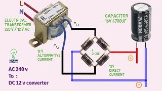 AC 240v to DC 12v converter [upl. by Ennaeilsel433]