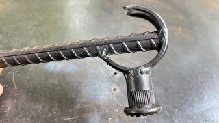 DIYI made a handymans hammer from an old bearing [upl. by Ellecram]