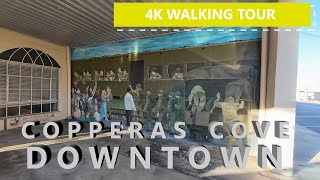 4K Walking Tour Copperas Cove texas Downtown Chapters [upl. by Homans]