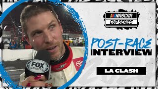 I beat your favorite driver again Hamlin goes for gold at Busch Light Clash [upl. by Braun]