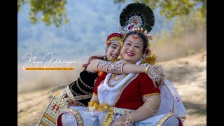 Manipuri Raas Leela Dance For Holi  Mother Daughter duo Dance [upl. by Dorrie]