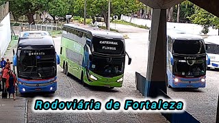 Rodoviária de Fortaleza Engenheiro João Thomé Movimentação Ônibus Maio24 Busmaniaco [upl. by Adnawuj690]