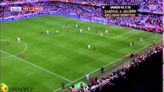 Gareth Bale Solo Run Real Madrid vs Barcelona COPA DEL REY FINAL 4162014 [upl. by Lateehs]