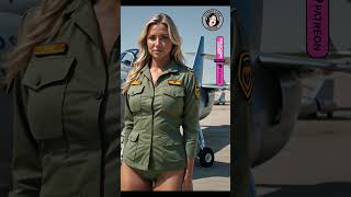 Pretty blonde Air Force ladies Vol3 VIDEO SLIDESHOW shorts airforce [upl. by Meyeroff]