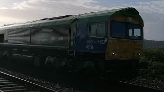 060522  GBRf Class 66  66796 quotThe Green Progressorquot  Tuebrook Sdgs Gbrf to Penmaenmawr Quarry [upl. by Neliak]