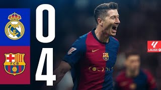 🚨 EL CLASICO 🚨 Real Madrid vs Barcelona LALIGA Highlights [upl. by Gentilis]