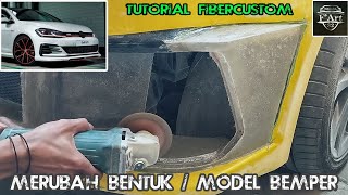 MERUBAH BENTUK atau MODEL BEMPER MOBIL ‼️ TUTORIAL FIBERGLASS CUSTOM [upl. by Rist]